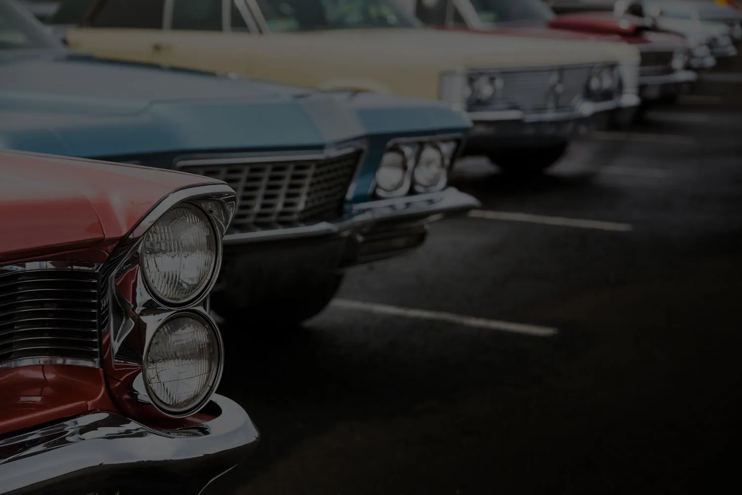 Classic cars at the CitywayAutos showroom